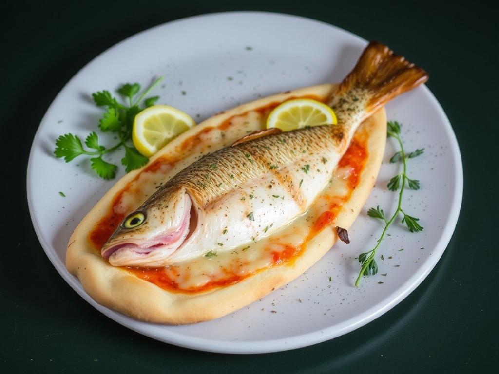 Пицца с судаком и лимоном: море в каждом кусочке