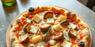 Пицца с артишоками и пармезаном: итальянская изысканность