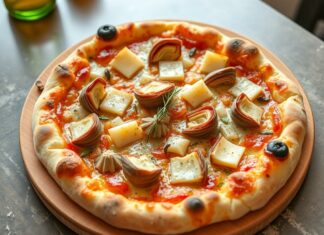 Пицца с артишоками и пармезаном: итальянская изысканность