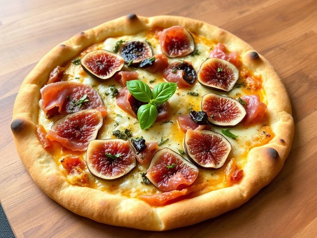 Пицца с прошутто котто и инжирным джемом: неожиданное сочетание, которое радует с первой порцией