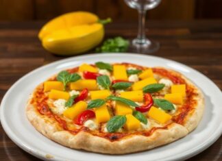 Пицца с манго и чили: необычный дуэт сладкого и огненного
