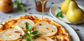 Пицца с грушей и мёдом: сладкий десерт на тонком тесте, который удивит друзей Пицца с грушей и мёдом: сладкий десерт на тонком тесте, который удивит друзей