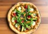 Пицца с песто из рукколы и грецких орехов: аромат лета под хрустящей коркой