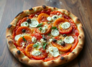 Пицца с хурмой и горгонзолой: неожиданный дуэт, который перевернет ваше представление о вкусе