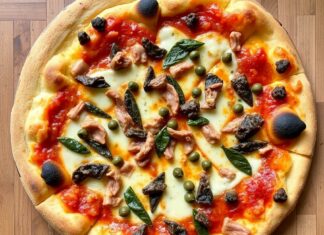 Пицца с анчоусами и каперсами: неаполитанская классика