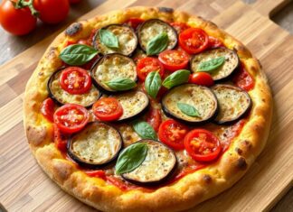 Пицца с баклажанами и томатами: летний вкус, который хочется повторять