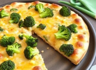 Пицца с брокколи и чеддером: витаминный заряд, который можно съесть с удовольствием