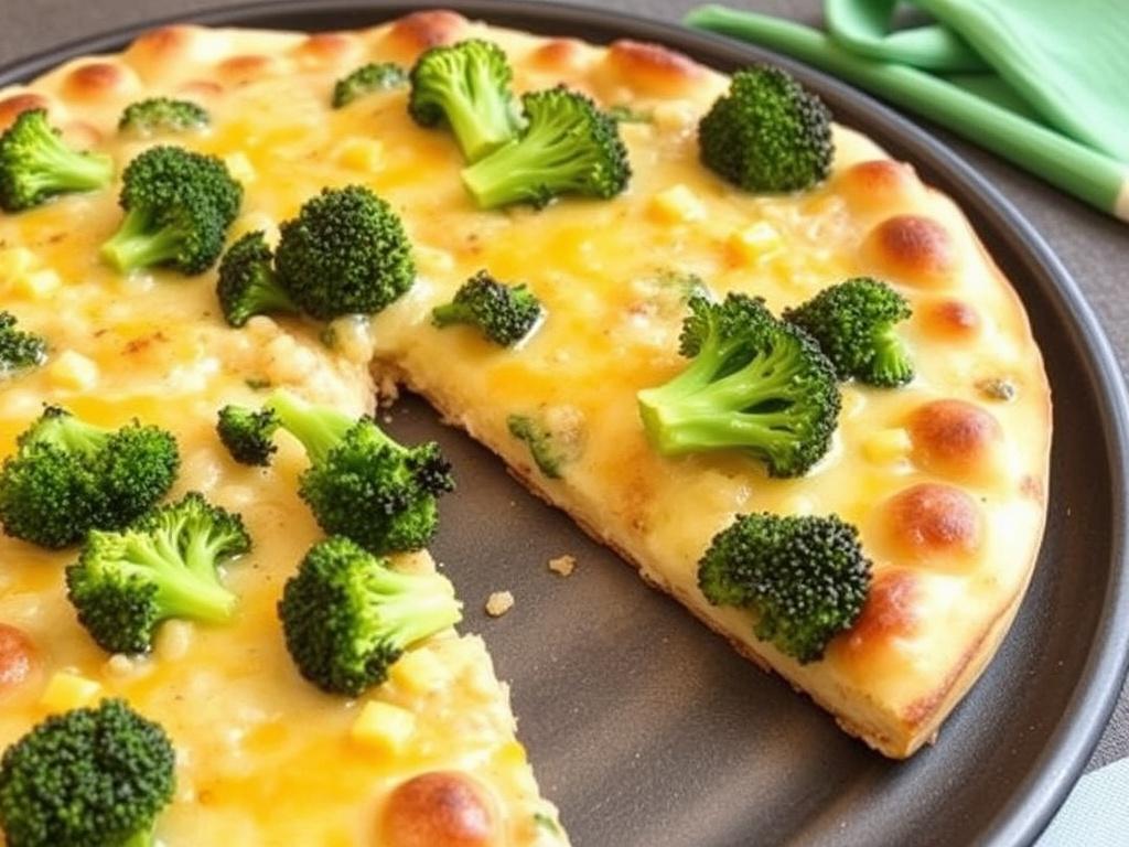 Пицца с брокколи и чеддером: витаминный заряд, который можно съесть с удовольствием