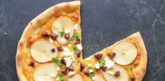 Пицца с грушей и горгонзолой: контрастные ноты для гурманов