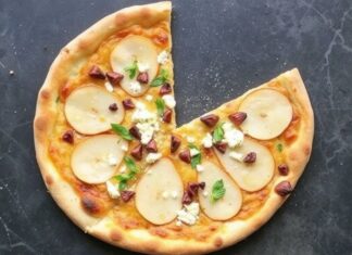 Пицца с грушей и горгонзолой: контрастные ноты для гурманов