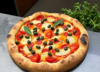 Пицца с анчоусами и каперсами: яркий шторм вкусов в тонкой корке