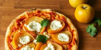 Пицца с айвой и горгонзолой: сладковато-солёная фантазия на тесте