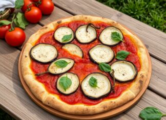 Пицца с баклажанами и томатным соусом: летний выбор для пикника