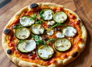 Пицца с цукини и козьим сыром: свежесть лета на вашей тарелке