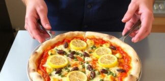Пицца с анчоусами, каперсами и лимоном: неаполитанский вкус без лишних хлопот