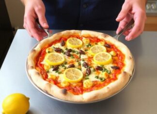 Пицца с анчоусами, каперсами и лимоном: неаполитанский вкус без лишних хлопот