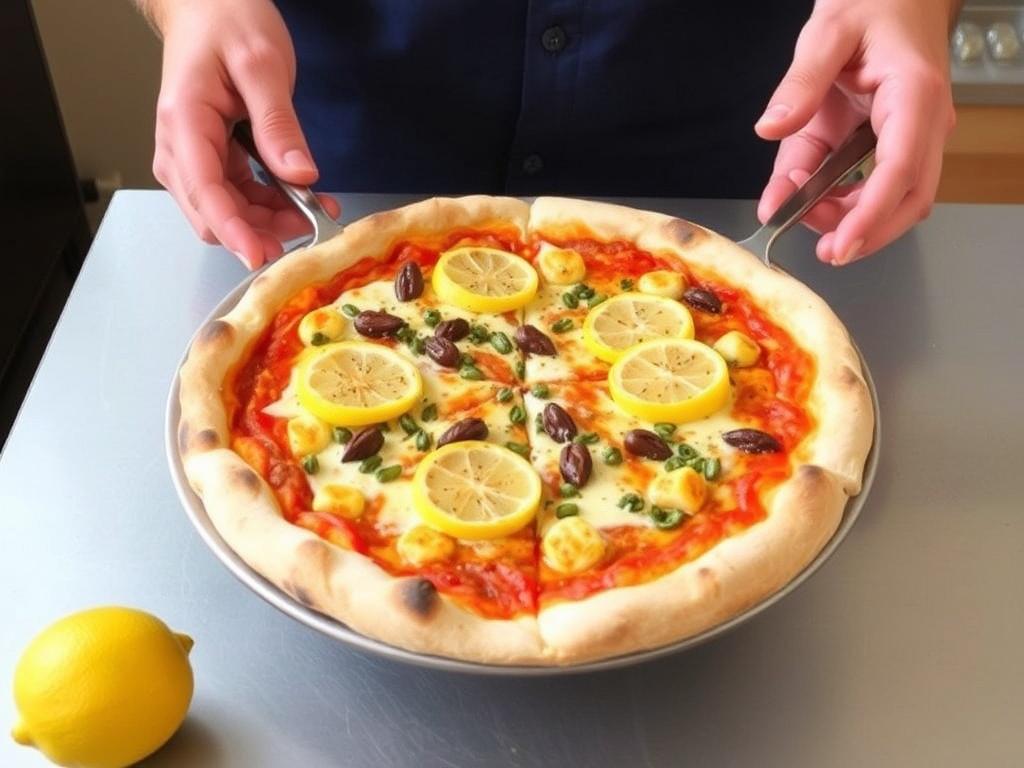Пицца с анчоусами, каперсами и лимоном: неаполитанский вкус без лишних хлопот