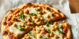 Пицца с нутом и тхиной: вегетарианский рецепт, который удивит гостей