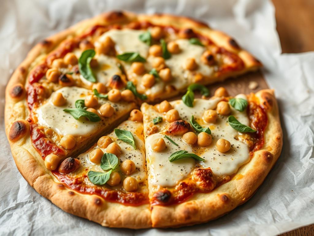 Пицца с нутом и тхиной: вегетарианский рецепт, который удивит гостей