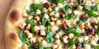 Пицца с кедровыми орешками и шпинатом: свежесть лета в каждой корочке