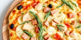 Пицца с индейкой и розмарином: ароматный рецепт