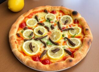 Пицца с анчоусами и лимоном: простота Неаполя