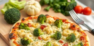 Пицца с брокколи и цветной капустой: овощной вариант, который удивит вкусом