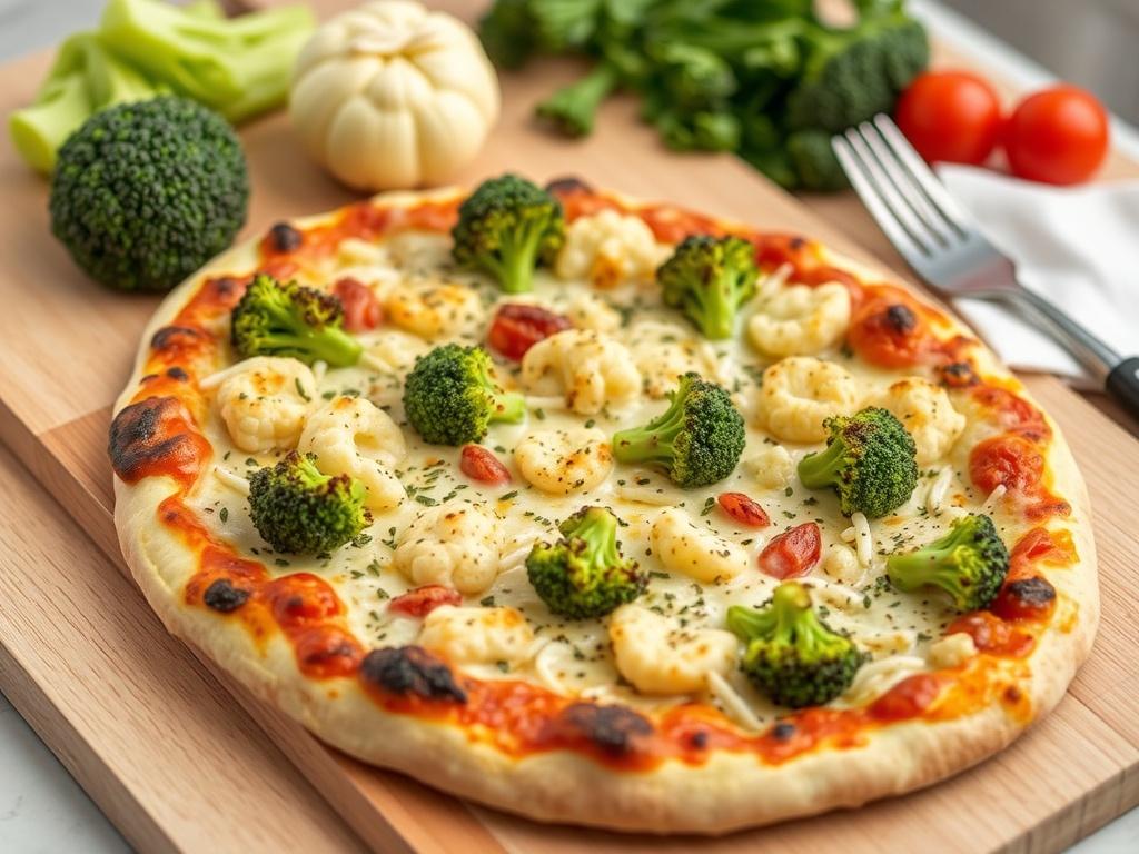 Пицца с брокколи и цветной капустой: овощной вариант, который удивит вкусом