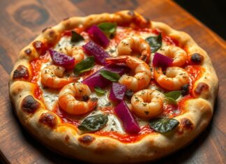 Пицца с драконьим плодом и креветками: экзотика на вашей тарелке