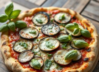 Пицца с баклажанами и базиликом: летний аромат с итальянскими корнями