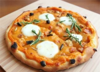 Осенний круг теста: пицца с тыквой и розмарином — настроение золотой поры