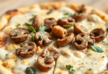 Пицца с грибами и сливочным соусом: секрет идеальной нежности и насыщенного вкуса