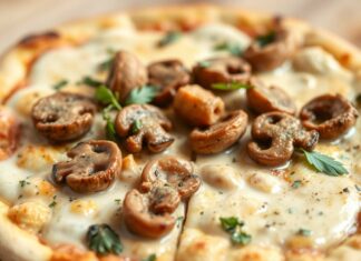 Пицца с грибами и сливочным соусом: секрет идеальной нежности и насыщенного вкуса