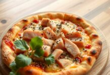 Пицца с кунжутом и тунцом: азиатский стиль Пицца с кунжутом и тунцом: азиатский стиль