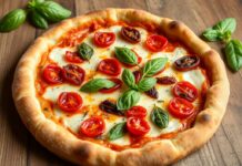 Пицца с вялеными томатами и базиликом: солнечный акцент в каждой корочке Пицца с вялеными томатами и базиликом: солнечный акцент в каждой корочке