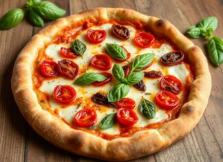 Пицца с вялеными томатами и базиликом: солнечный акцент в каждой корочке