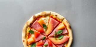 Пицца с хамоном и дыней: хитрый дуэт на тарелке