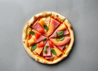 Пицца с хамоном и дыней: хитрый дуэт на тарелке
