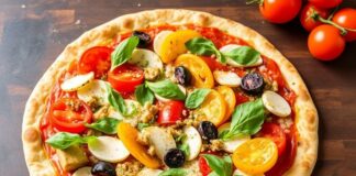 Пицца на лаваше с овощами: быстрый рецепт без замешивания теста