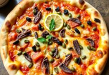 Пицца с анчоусами, каперсами и лимоном: классический неаполитанский вкус Пицца с анчоусами, каперсами и лимоном: классический неаполитанский вкус
