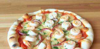 Пицца с креветками и чесноком: морской аромат на вашем столе