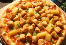 Пицца с курицей и ананасами: гавайский вариант для настроения Пицца с курицей и ананасами: гавайский вариант для настроения