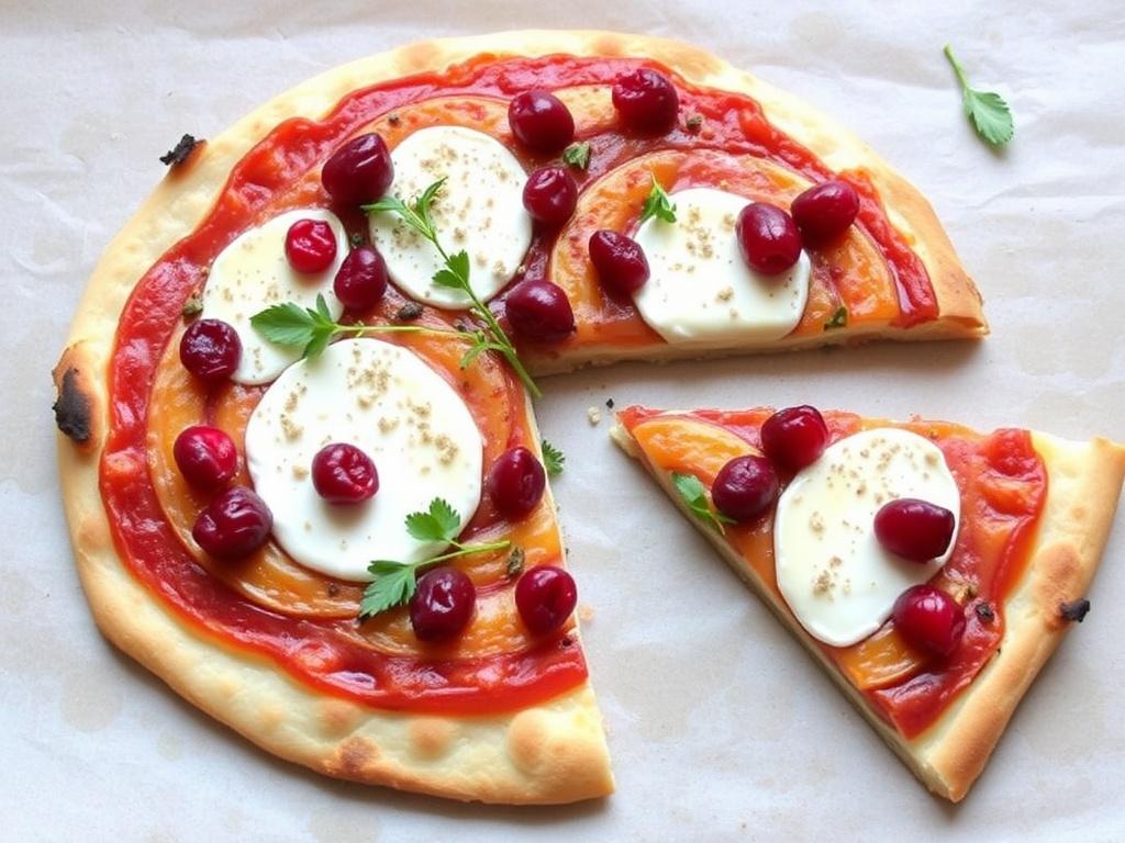 Пицца с камамбером и клюквой: французский шик