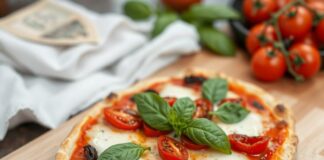 Пицца с вялеными томатами и базиликом: простота Италии в домашней печи