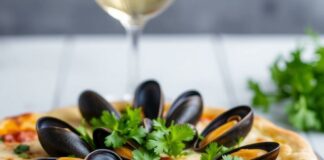 Пицца с мидиями и петрушкой: морской вкус, который невозможно забыть
