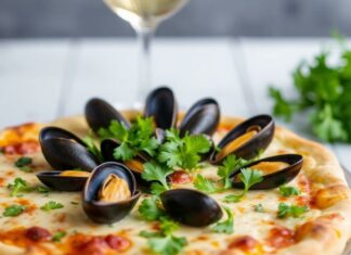 Пицца с мидиями и петрушкой: морской вкус, который невозможно забыть