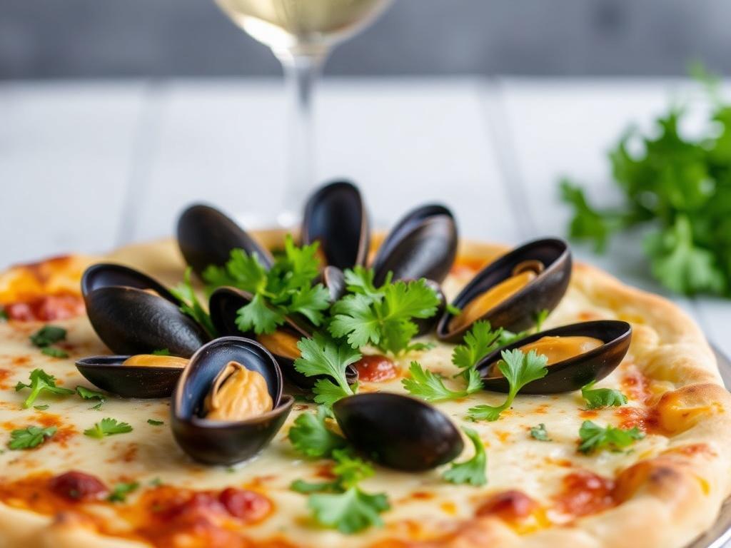 Пицца с мидиями и петрушкой: морской вкус, который невозможно забыть
