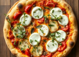 Пицца с моцареллой и орегано: простота и вкус Италии