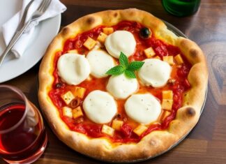 Пицца с кампари и моцареллой: горьковато-сладкий баланс
