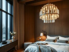Современная люстра в спальню: как выбрать свет, который делает утро мягким, а вечер уютным